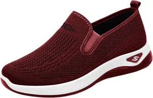 Mmoneyake Women's Men's Hands-Free Slip On Walking Shoes Wide Toe Box Arch Support Orthopedic Walking Sneakers Comfortable Tennis Sneakers Workout Athletic Gym Shoes Ightweight Running Shoe