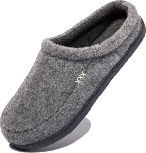 NewDenBer Women's Cozy Memory Foam Slippers Soft Fleece Lined Slip on Indoor Outdoor House Shoes