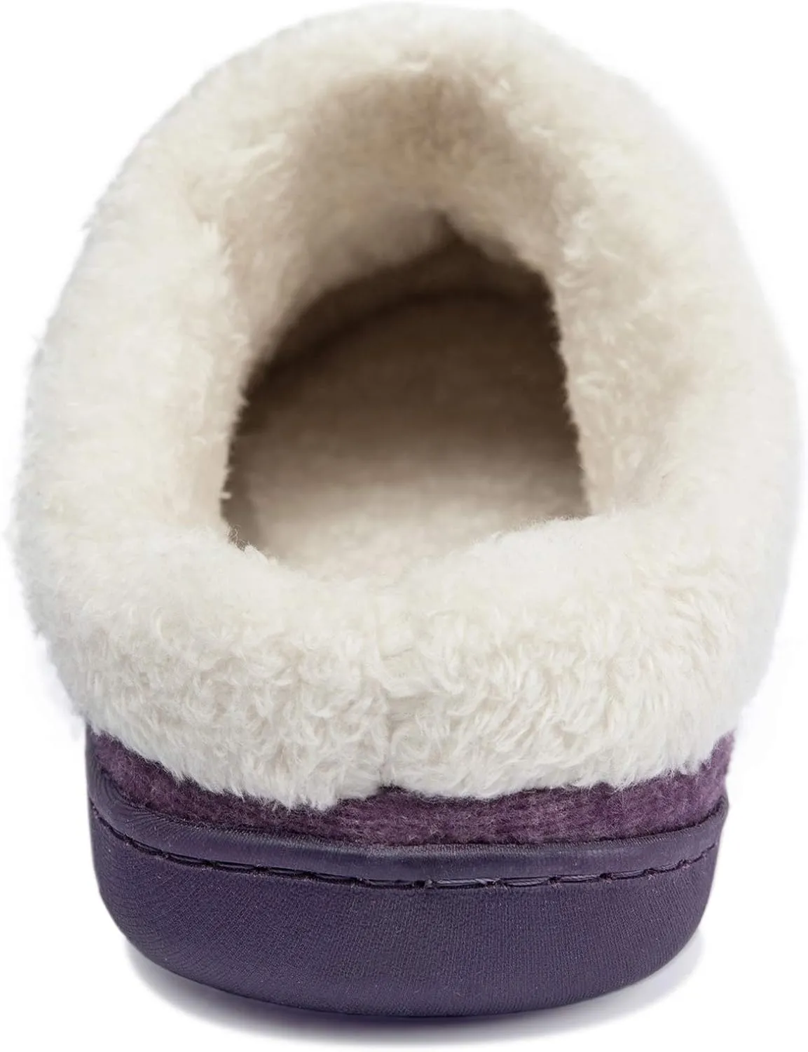 NewDenBer Women's Cozy Memory Foam Slippers Soft Fleece Lined Slip on Indoor Outdoor House Shoes