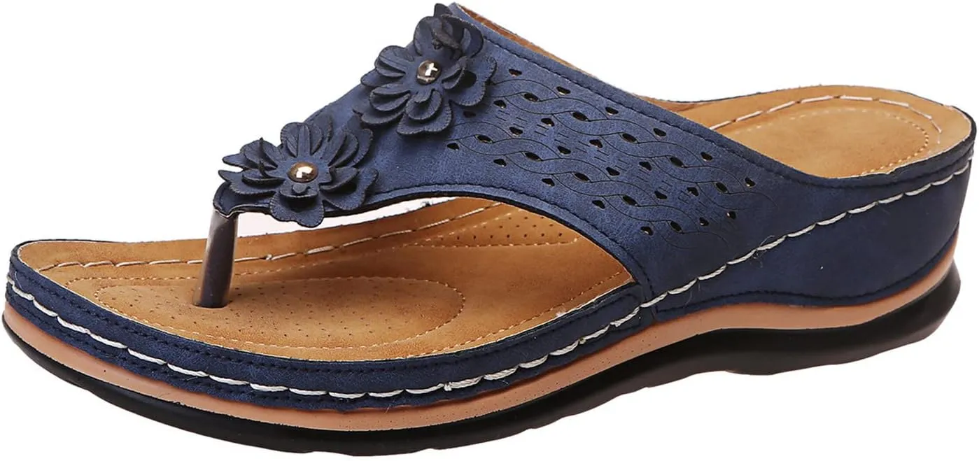 Orthopedic Sandals for Women Arch Support Sandals Summer Casual Orthotic Sandal Flip Flops Comfortable Slippers2