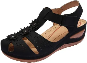 Orthopedic Sandals for Women Arch Support Wild Flip Flops Beach Wedge Platform Sandals Wide Feet Arch Support Wedge Sandals for Women Comfortable Platform Women Sandals Orthopedic