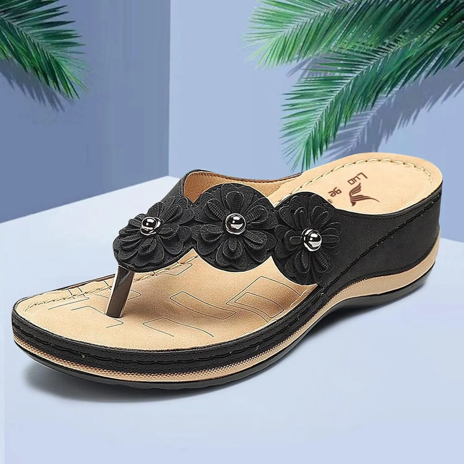 Orthopedic Sandals for Women Orthotic Thong Sandal Wide Width Sandals with Arch Support Comfortable Walking Flip Flops2