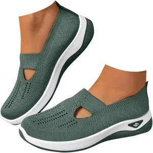 Orthopedic Shoes for Women Walking Sneakers, Zapatos Ortopédicos para Mujer, 2025 New Breathable Soft Soled Slip-On Comfort Casual Wear Shoes