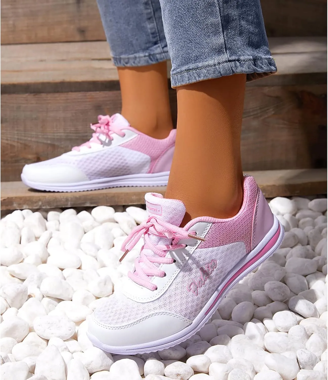 Orthopedic Shoes for Women Wide Width Slip On Zapatos De Trabajo para Mujer Antideslizante Cross Gym Shoes Women Wide Size 8w Womens High Top Sneakers Tenis OrtopéDicos Mujer