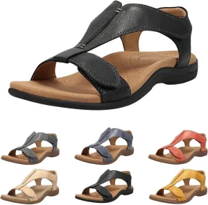 Orthowalkway Womens Sandals, Summer Sandals Women Comfortable Dressy Arch 2025 Support Walking Orthopedic Sandal