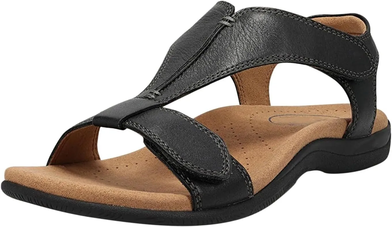 Orthowalkway Womens Sandals, Summer Sandals Women Comfortable Dressy Arch 2025 Support Walking Orthopedic Sandal