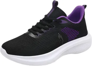 Plantar Fasciitis Work Shoes Women Non Slip Slip On Shoes for Women Size 8 1/2 Black Sneakers for Women Comfortable Stylish Womens Shoes Sneakers Wide Zapatos De Mujer Para Correr