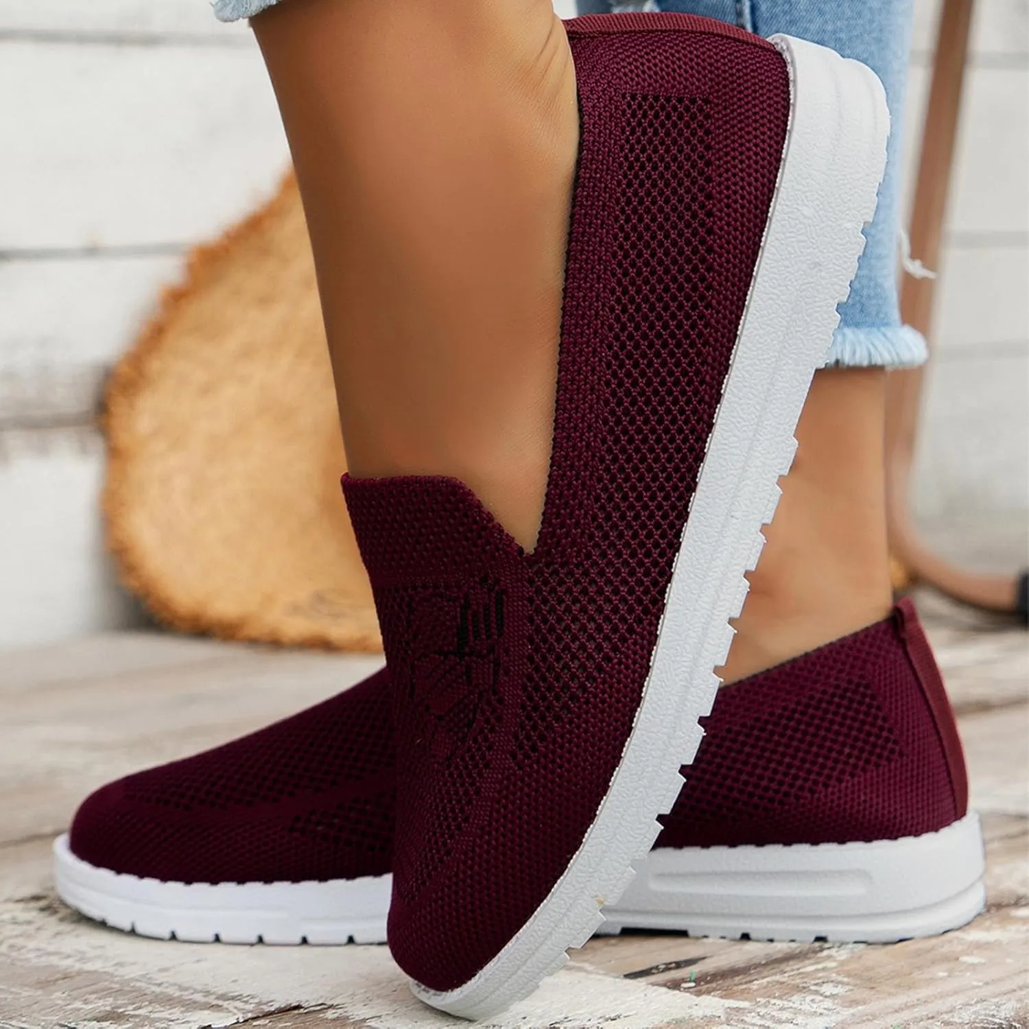 Platform Sneakers for Women Fashion Sneakers Non Slip Work Shoes for Women Womens Slip On Sneakers with Arch Support Chunky Sneakers Women Womens Shoes Casual Slip Ons Wide Width Ortho
