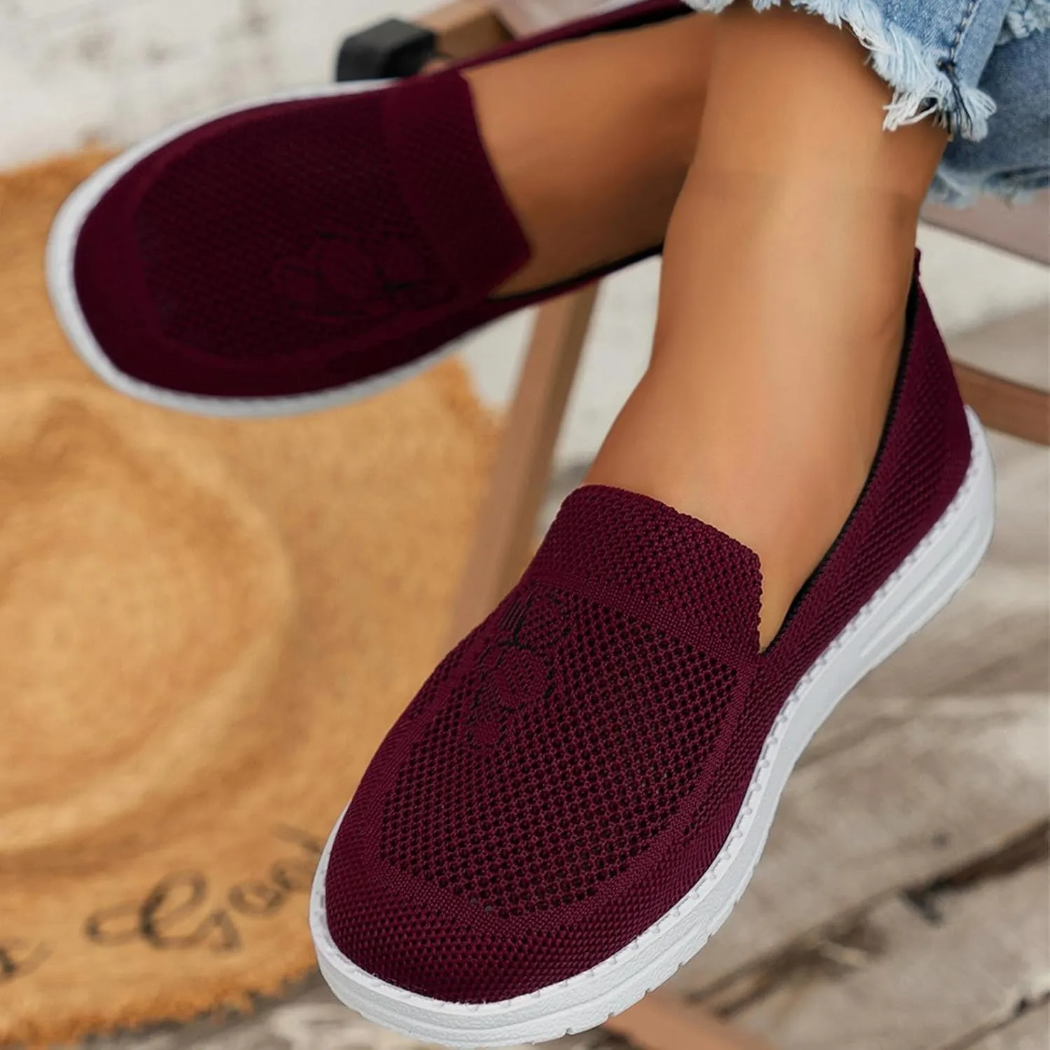 Platform Sneakers for Women Fashion Sneakers Non Slip Work Shoes for Women Womens Slip On Sneakers with Arch Support Chunky Sneakers Women Womens Shoes Casual Slip Ons Wide Width Ortho