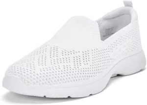 Puxowe Women's Slip-On Walking Tennis Shoes Low Top Comfortable Casual Travel Work Driving Sneaker