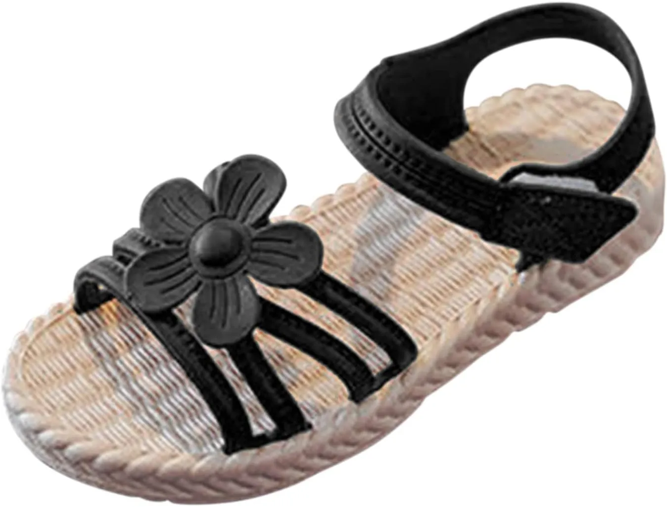 Sand N Sun Flip Flops Toddler Kids Infant Girls Soild Flower Princress Shoes Soft Slides for Toddler Girls