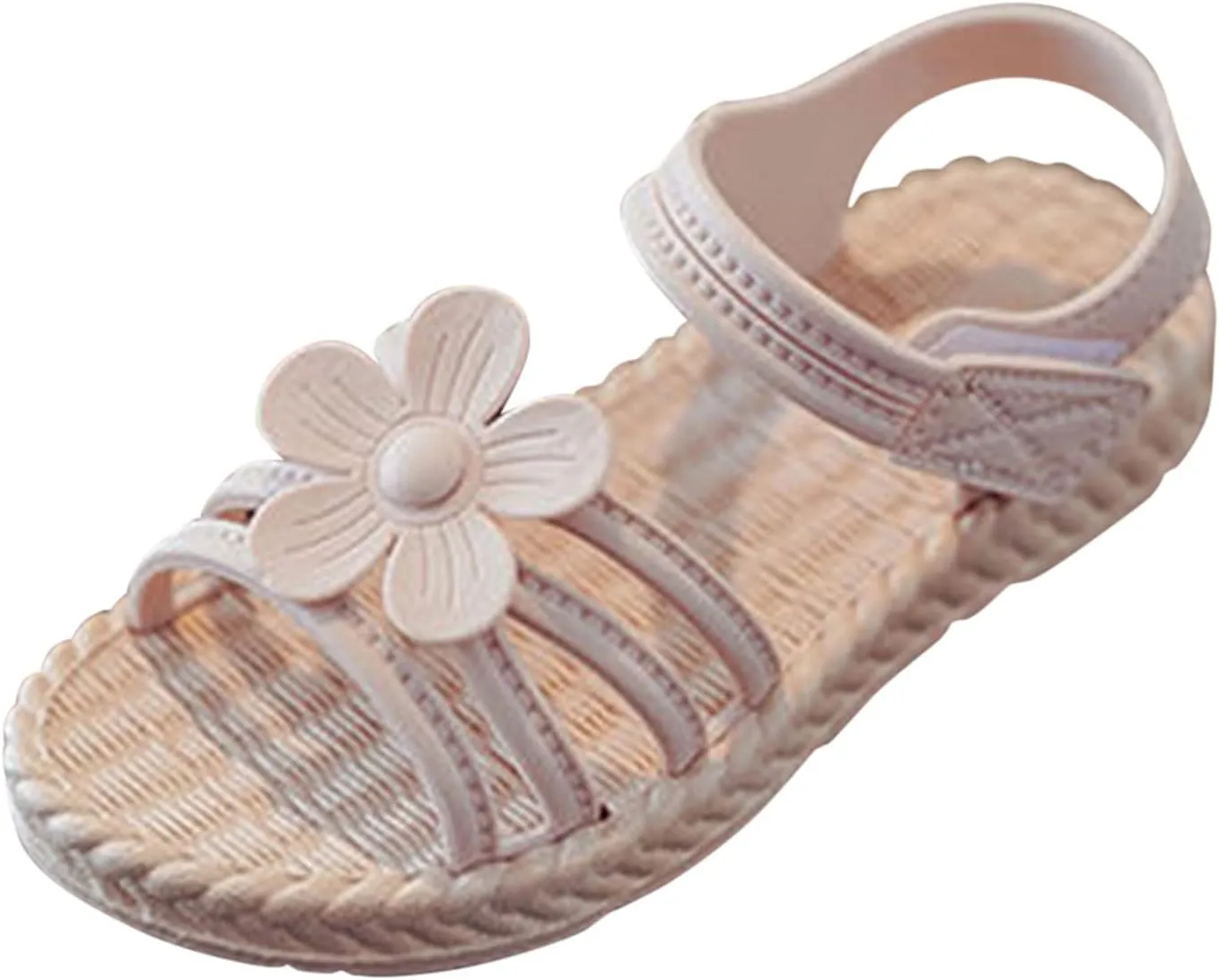 Sand N Sun Flip Flops Toddler Kids Infant Girls Soild Flower Princress Shoes Soft Slides for Toddler Girls