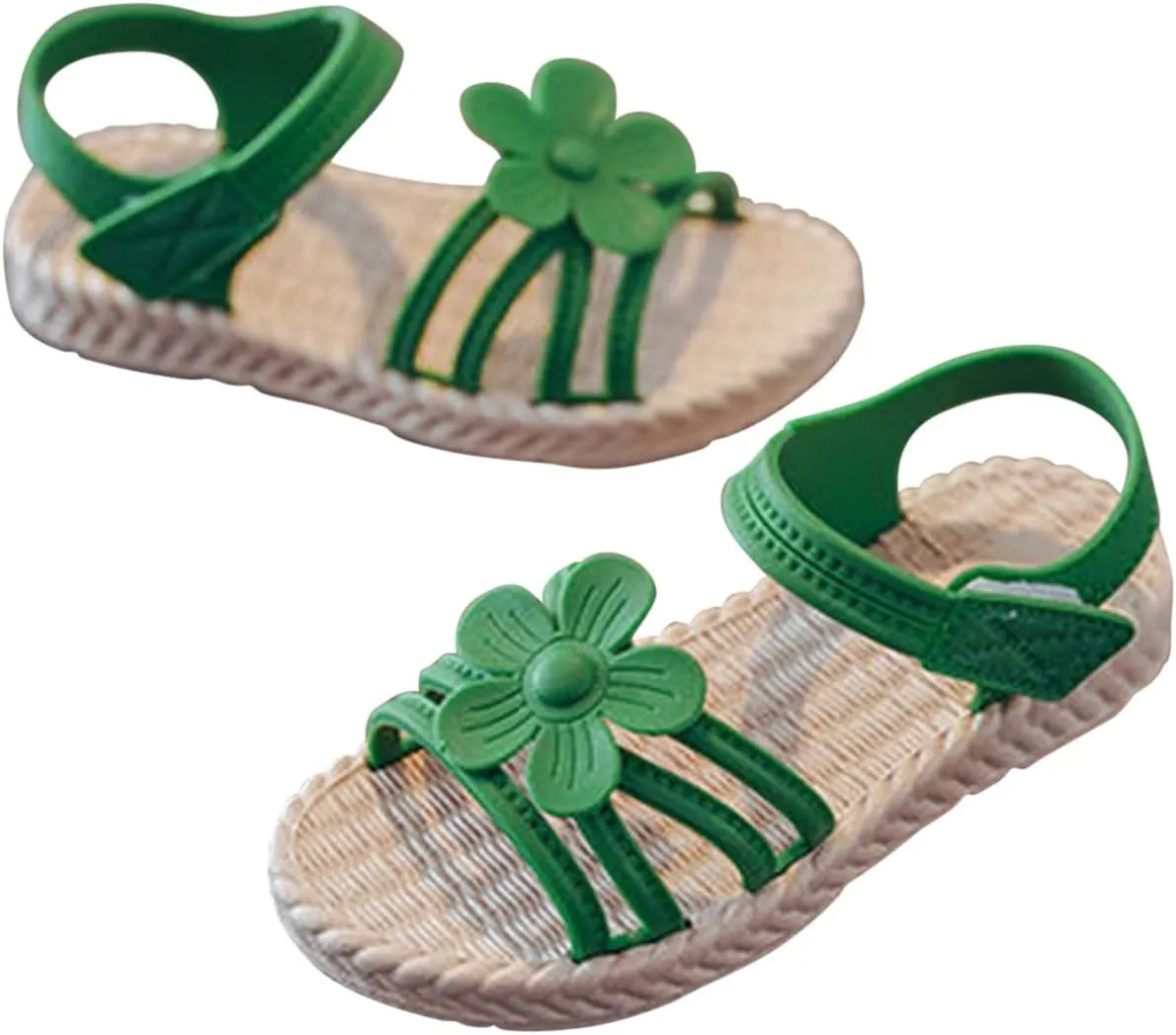 Sand N Sun Flip Flops Toddler Kids Infant Girls Soild Flower Princress Shoes Soft Slides for Toddler Girls