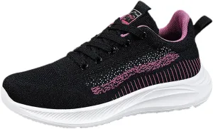 SBGMoSJ Casual Sneakers for Women Trendy Platform Zapatos Confortables para Mujer Casual Shoes for Women 2023 Platform Sneakers for Women 6 Wide Women Flat Black Shoes Wide Width Comfy and Dressy