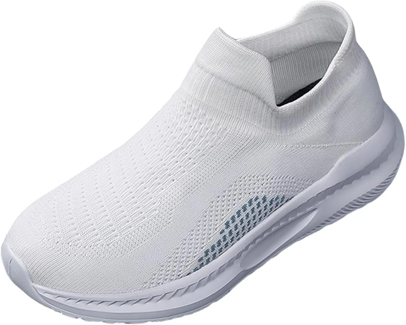 SBGMoSJ Gym Shoes for Women Workout Wide 10.5 Walking Shoes Women Wide Width Plantar Fasciitis Womens Slip On Sneakers Size 8.5 Tennis Shoes Womens Slip Resistant Work Shoes for Women Nurse