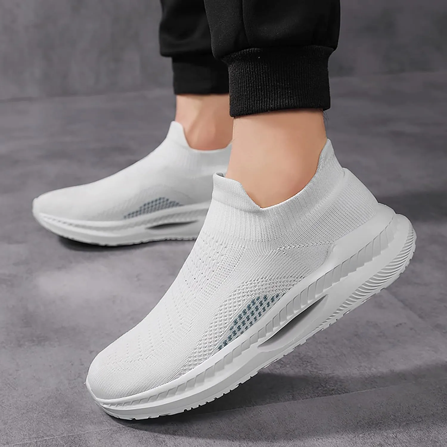 SBGMoSJ Gym Shoes for Women Workout Wide 10.5 Walking Shoes Women Wide Width Plantar Fasciitis Womens Slip On Sneakers Size 8.5 Tennis Shoes Womens Slip Resistant Work Shoes for Women Nurse