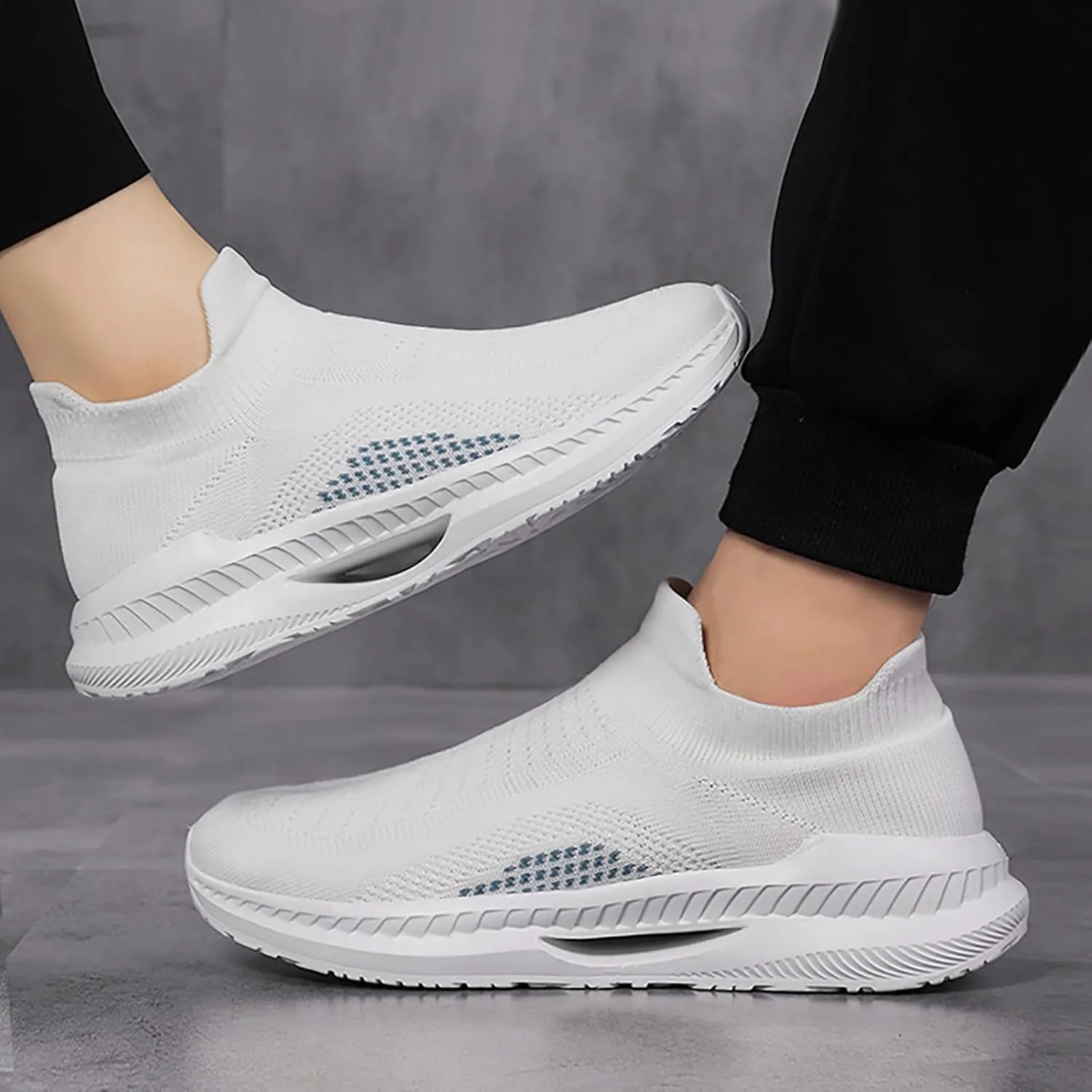 SBGMoSJ Gym Shoes for Women Workout Wide 10.5 Walking Shoes Women Wide Width Plantar Fasciitis Womens Slip On Sneakers Size 8.5 Tennis Shoes Womens Slip Resistant Work Shoes for Women Nurse