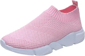 SBGMoSJ Sneakers for Women Walking Mule Shoes for Women Slip On Heels Womens Shoes Hiking Womens Slip On Sneakers Black Grey Womens Non Slip Black Work Shoes Wide Width