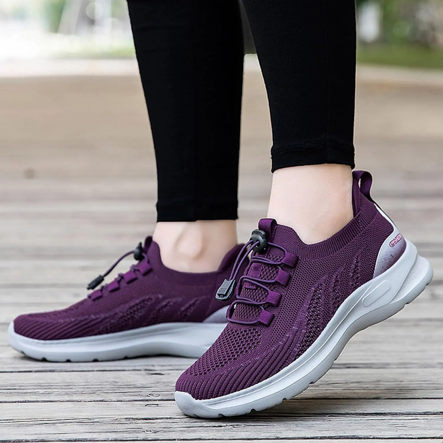 SBGMoSJ Walking Sneakers for Women 2023 Black Slip On Tennis Shoes Female Casual Flat Shoes for Women Wide Width Womens Tennis Shoes Size 10 Wide Width Walking Shoes Women Wide Width