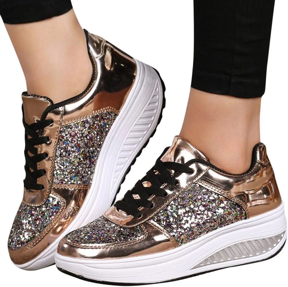 SBGMoSJ Womens Black Platform Fashion Sneakers Red and White Athletic Shoes Women's Womens Wide Width Shoes Dressy Casual Chunky Sneakers for Women Trendy Cute Comfy Fall Shoes Women