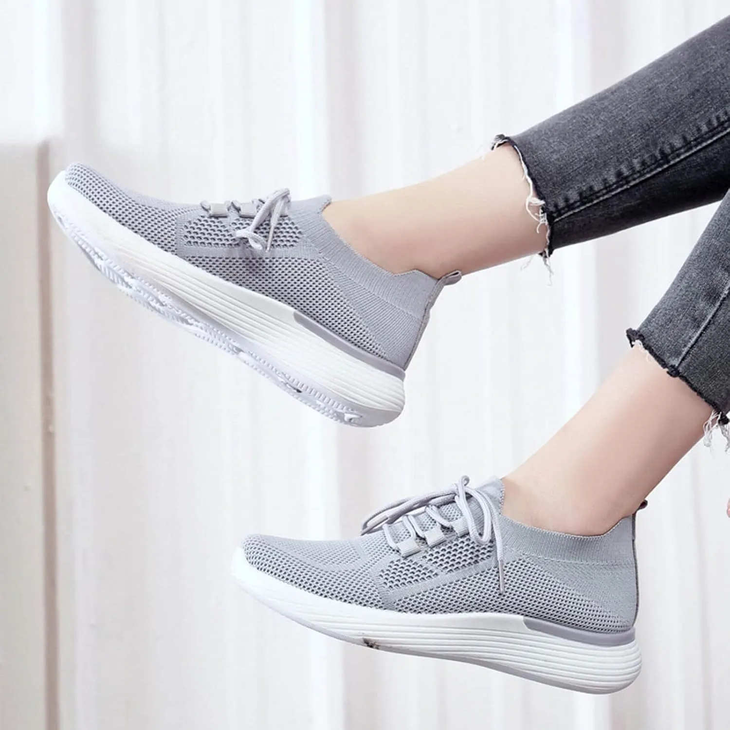 SBGMoSJ Womens Walking Sneakers Size 10 Wide Women Orthopedic Sneakers Walking Womens Casual Shoes Slip Ons Mule Women's Sneakers Wide Width Comfortable Walking Shoes Women Slip On