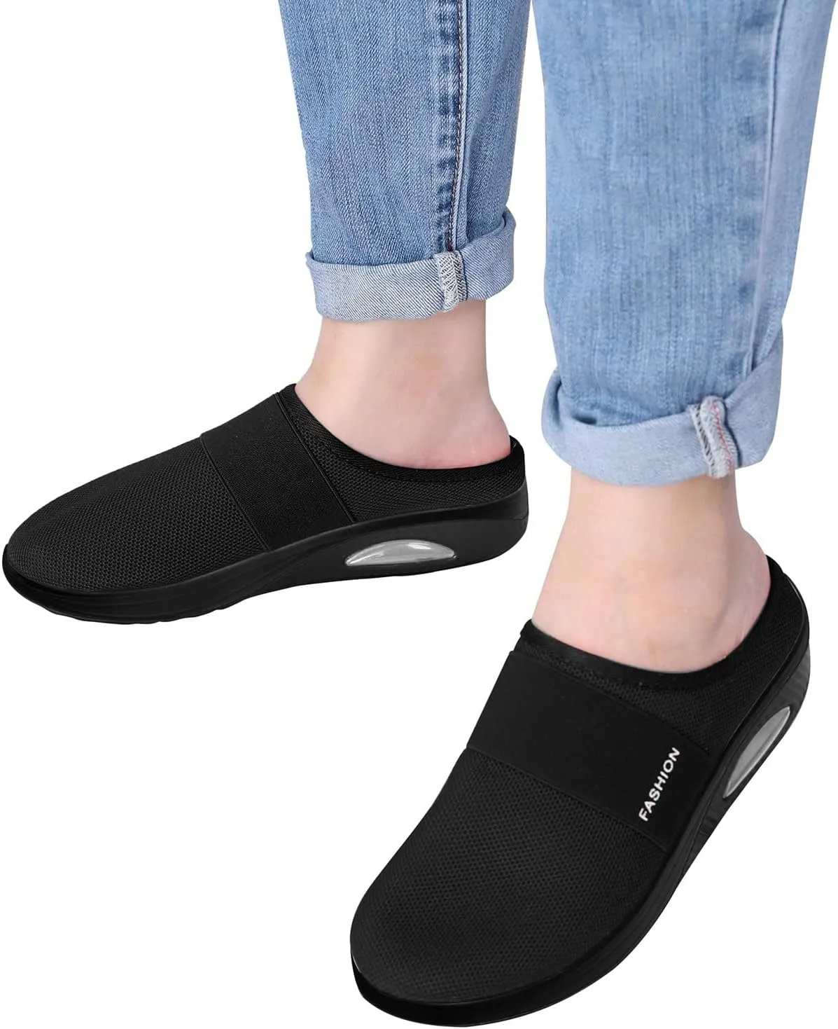 SBGMoSJ Womens White Sneakers Women's Comfortable Working Nurse Shoes Non-Slip Size 6.5 Women Running Shoes Women Sneakers Size 10 Slip On Zapatillas Deportivas Ortopedicas para Mujer