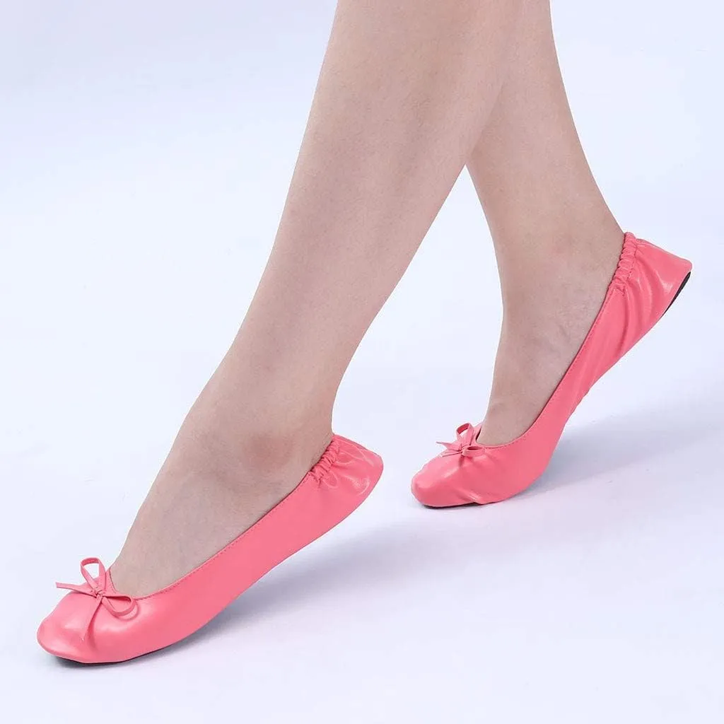 Shoes Roll Travel Party Flat Women Slipper Ballet Shoes Portable Dance Foldable Women's Slipper Platform Slide Sandals Women