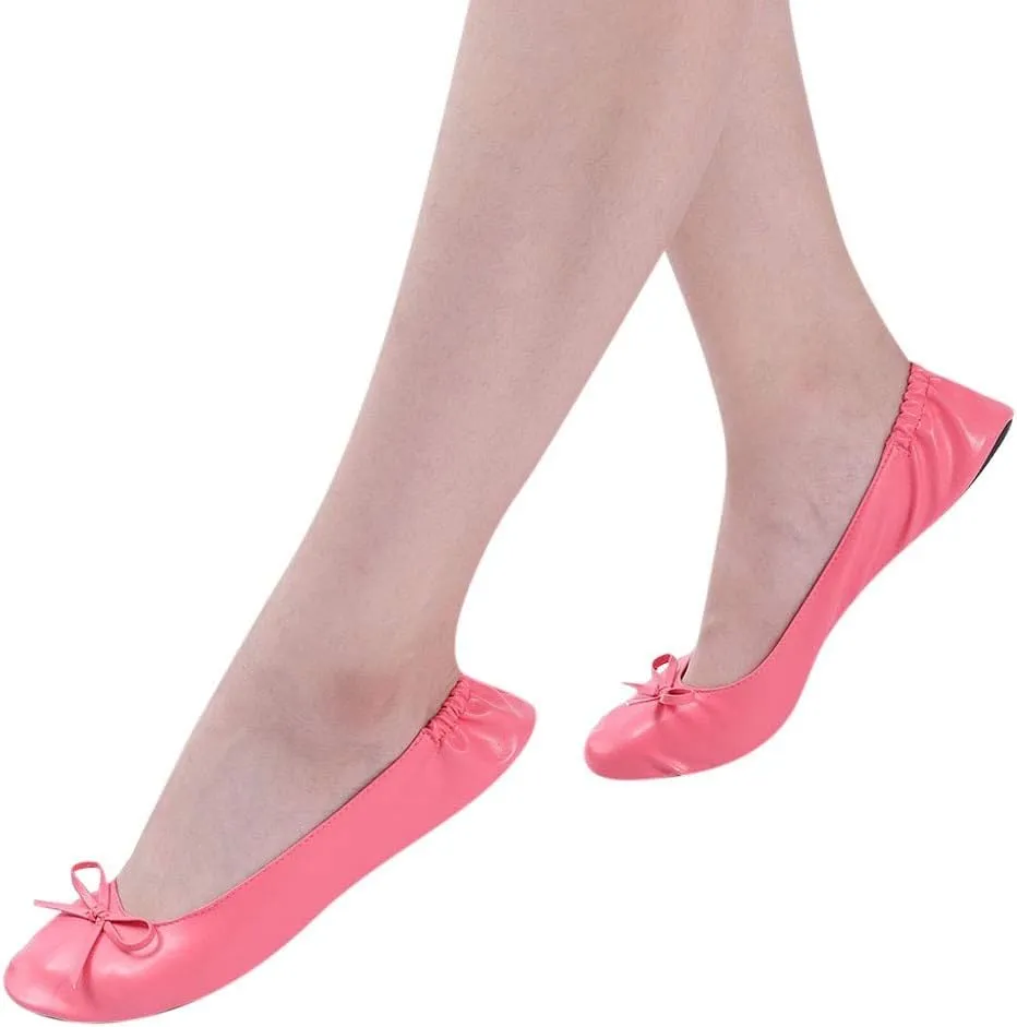 Shoes Roll Travel Party Flat Women Slipper Ballet Shoes Portable Dance Foldable Women's Slipper Platform Slide Sandals Women