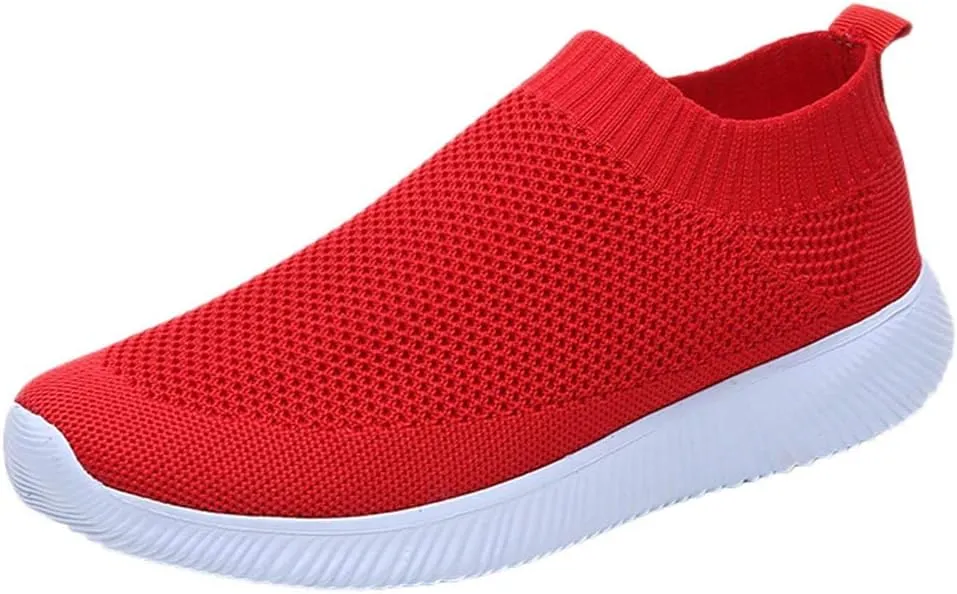 Slip On Shoes Women Lightweight Business Casual Shoes Women's Fashion Sneakers Women's Walking Arch Support Non Slip Work Tennis Shoe Loafers Casual Slip On