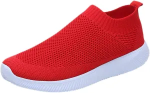 Slip On Shoes Women Lightweight Business Casual Shoes Women's Fashion Sneakers Women's Walking Arch Support Non Slip Work Tennis Shoe Loafers Casual Slip On