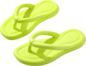 Slippers for Women or Men, Soft Slides Sandals Cushion Beach Flip Flops Non-Slip Shower Spa Bath Pool Gym Beach House Sandals for Women