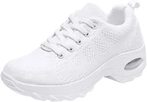 Sneakers for Women Air Cushion Sole Running Tennis Shoes Orthopedic Walking Shoes Arch Support Workout Sneakers