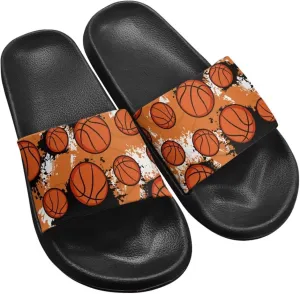 Soft Slides for Men,EVA Print Slides,Height Increasing Cushion Sole Hoese Shower Shoes Open Toe Summer Beach Slides