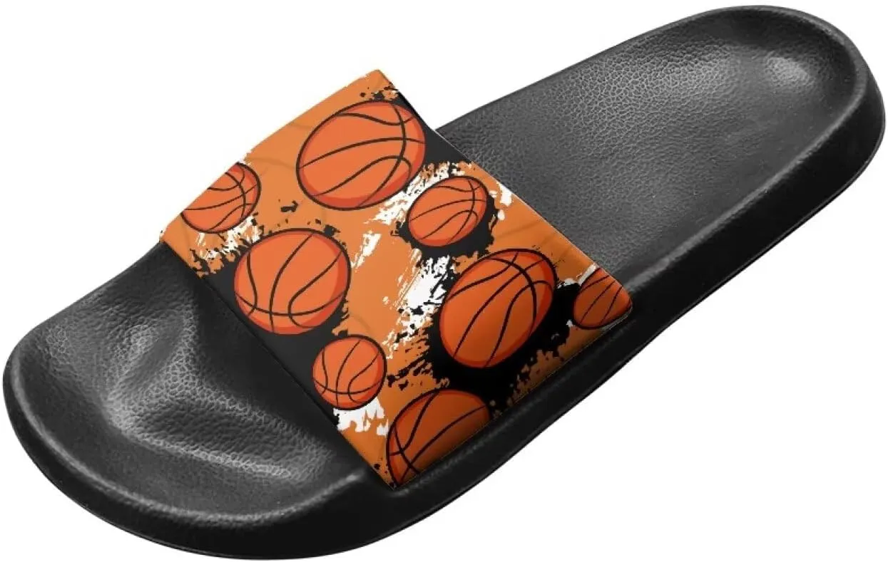 Soft Slides for Men,EVA Print Slides,Height Increasing Cushion Sole Hoese Shower Shoes Open Toe Summer Beach Slides
