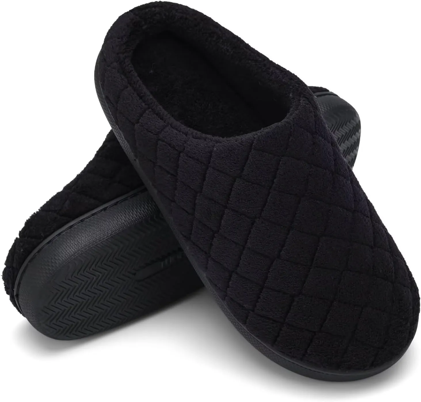 TUOBUQU Women's Memory Foam Slippers Warm Cozy Soft Lightweight House Shoes for Indoor & Outdoor