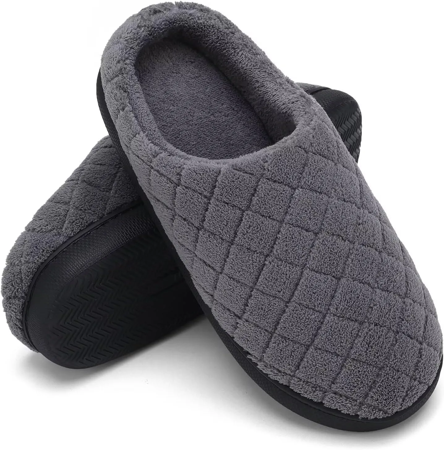 TUOBUQU Women's Memory Foam Slippers Warm Cozy Soft Lightweight House Shoes for Indoor & Outdoor