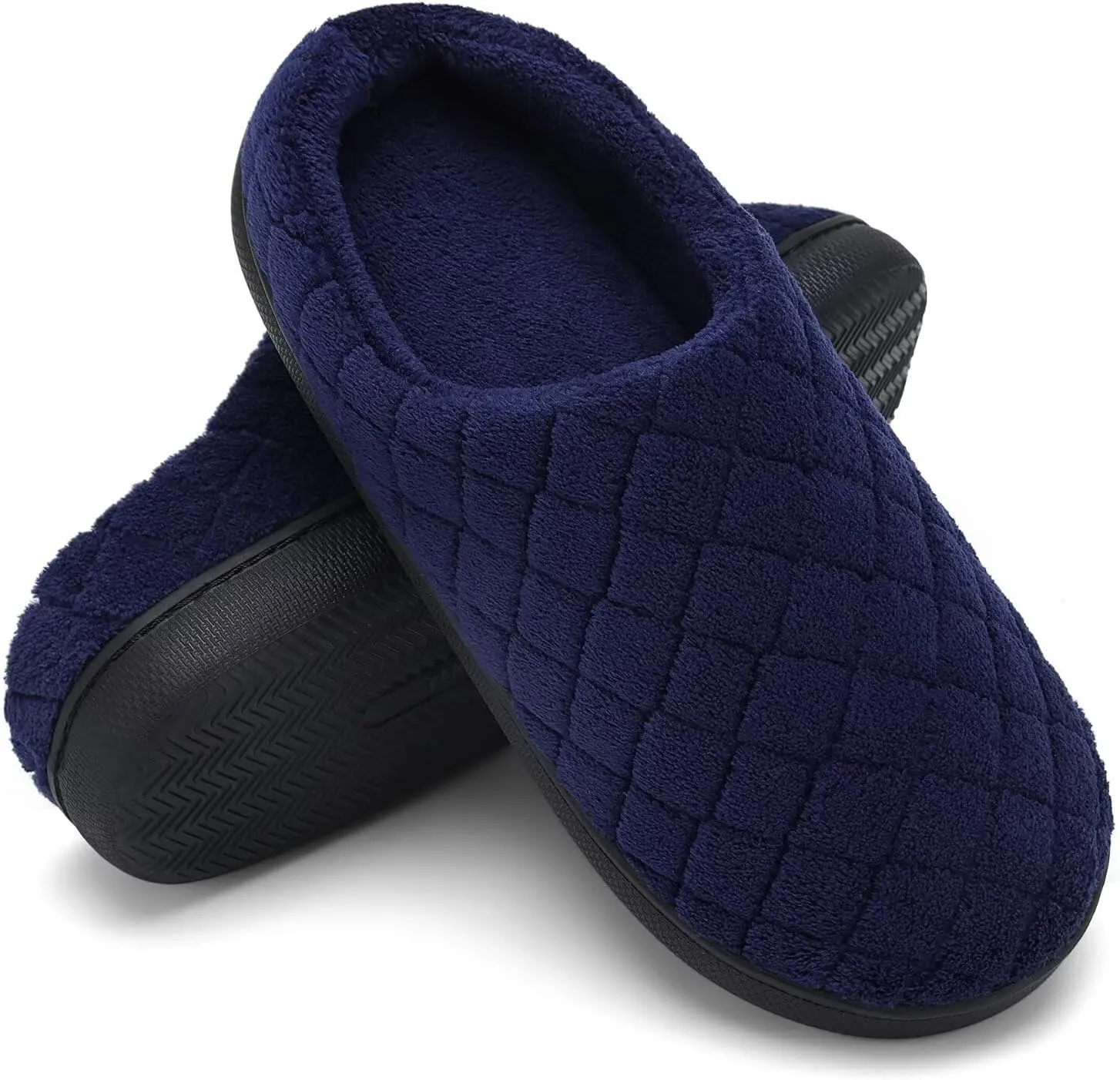 TUOBUQU Women's Memory Foam Slippers Warm Cozy Soft Lightweight House Shoes for Indoor & Outdoor