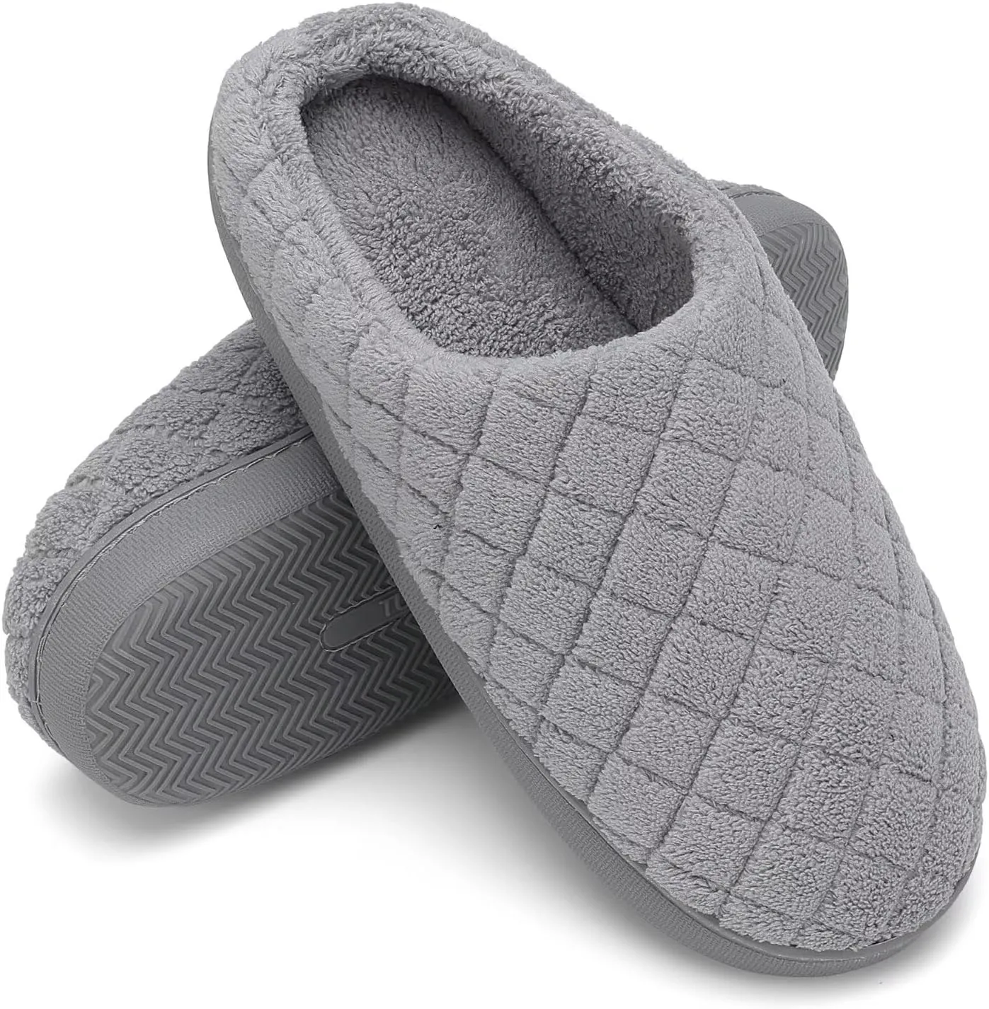 TUOBUQU Women's Memory Foam Slippers Warm Cozy Soft Lightweight House Shoes for Indoor & Outdoor