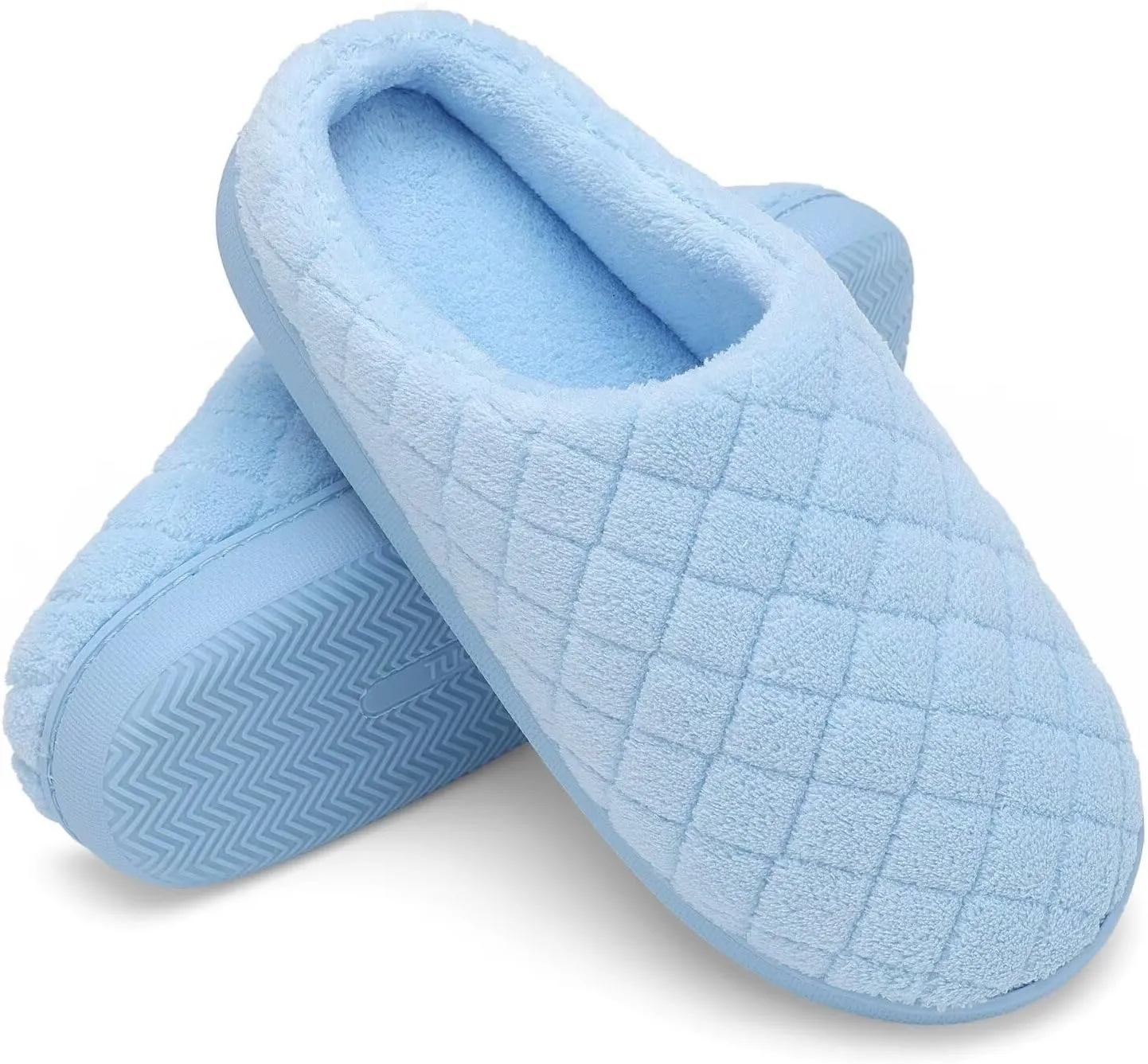 TUOBUQU Women's Memory Foam Slippers Warm Cozy Soft Lightweight House Shoes for Indoor & Outdoor
