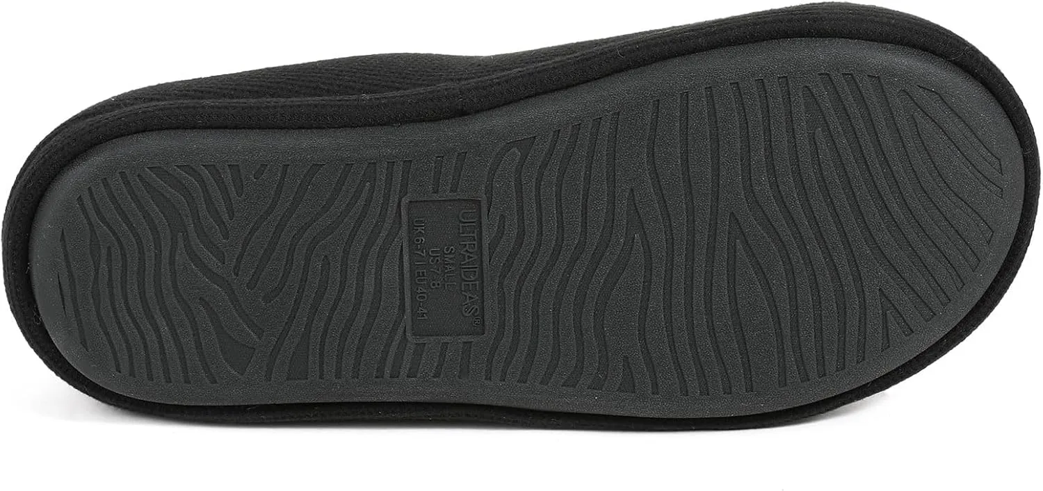 ULTRAIDEAS Men's Comfy Memory Foam Slippers Indoor, House Slippers for Men Non-Slip