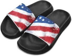 Unisex-Child Bathroom Shower Sandals Open Toe Soft Sole Sandals Summer Non-slip Beach Pool Shoes Outdoor Sandals