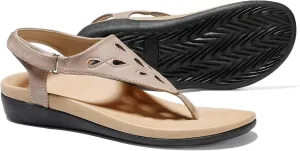 UTENAG Womens Arch Support Sandals Orthotic Thong Flip Flops