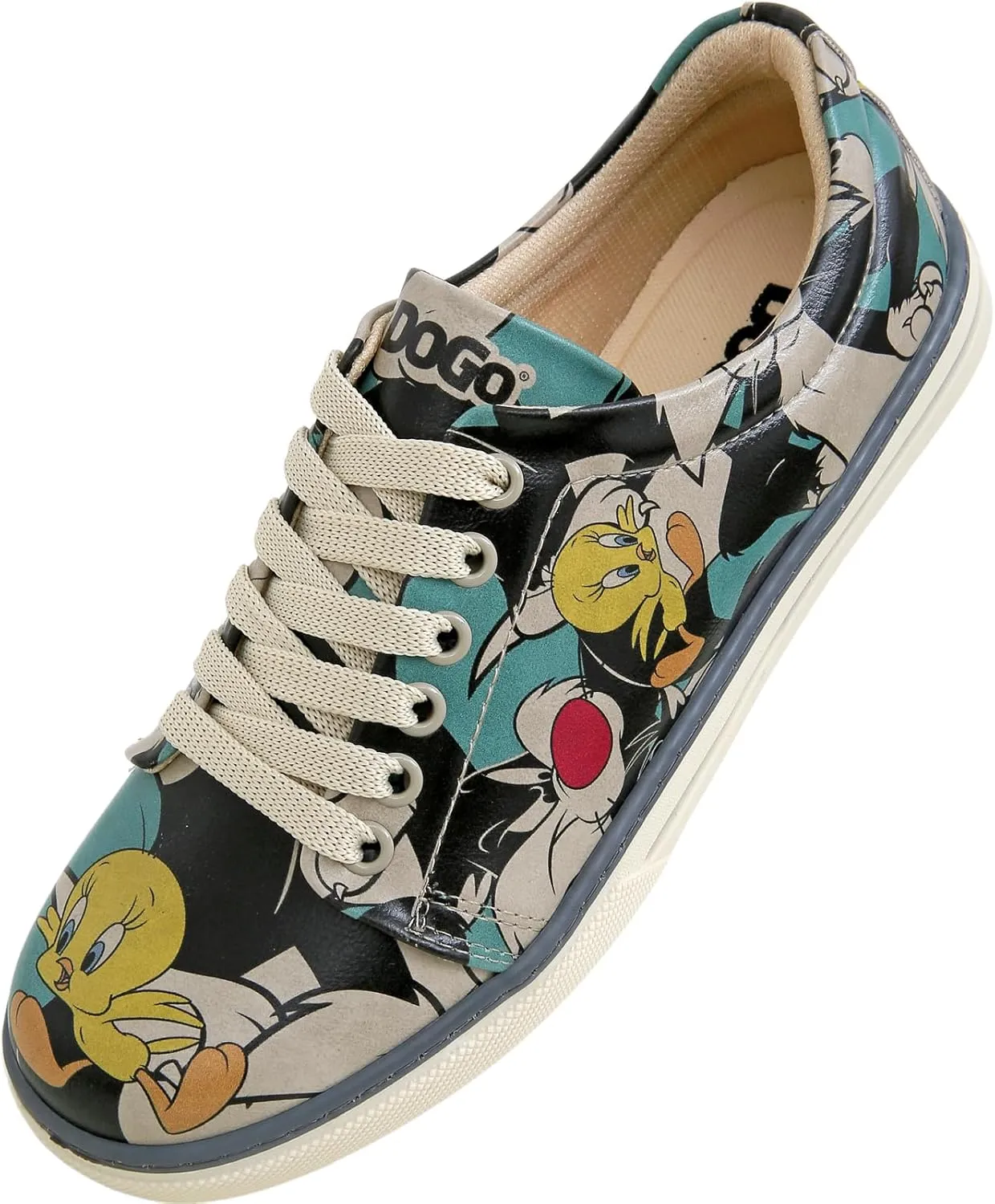 Vegan Leather Sneakers for Women - Handmade and Unique Design Fashion Sneakers for Women