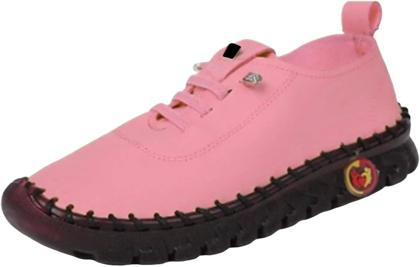 Walking Shoes Women Leather Sneakers for Women Sports Workout Gym Shoes for Running Women's Slip on Shoes