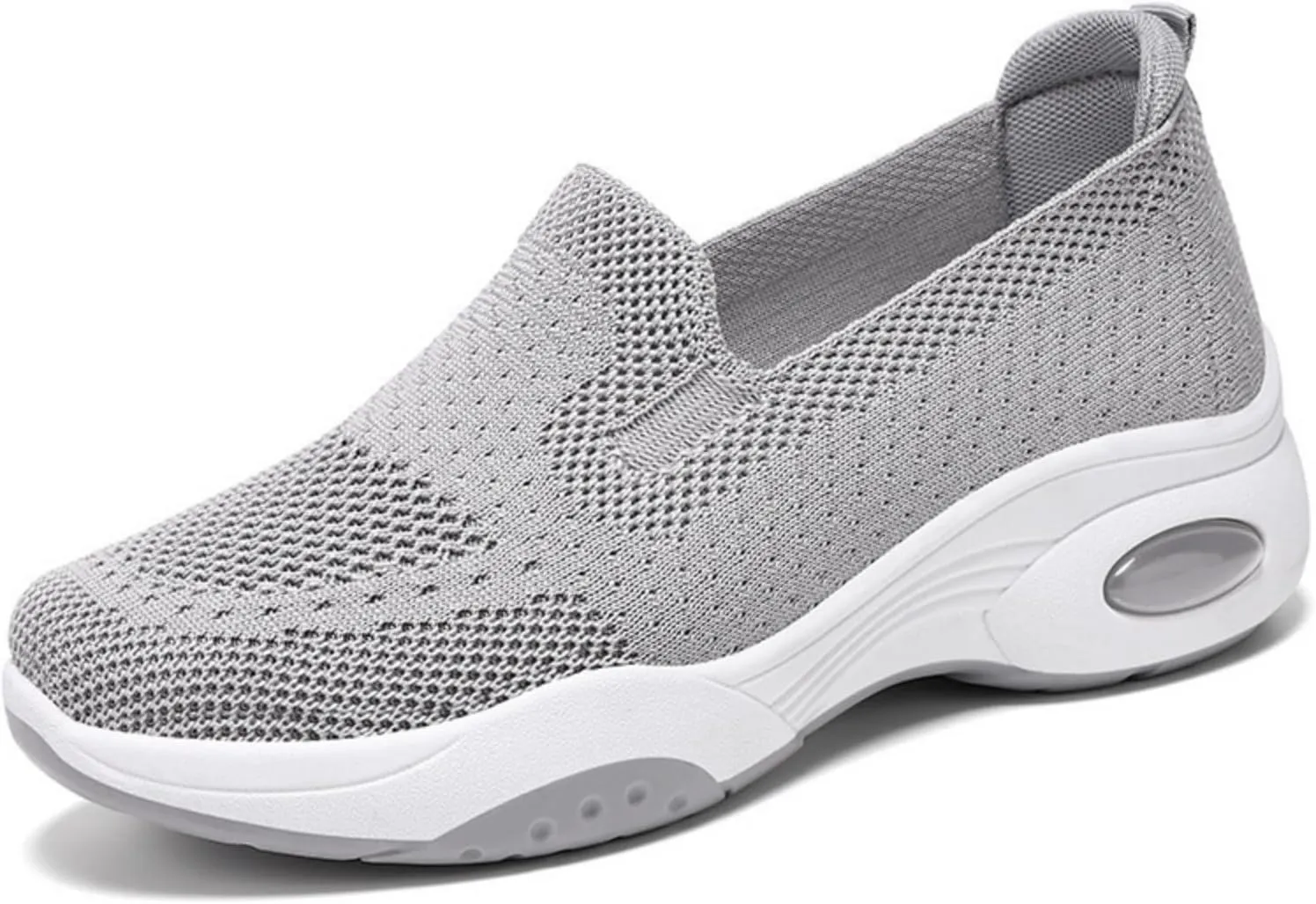 Womens Comfy Orthopedic Walking Shoes Orthopedic Breathable Walking Sneaker Comfortable Casual Ladies Air Cushion Athletic Shoes Arch Support Slip on Sneakers Running Jogging Shoe