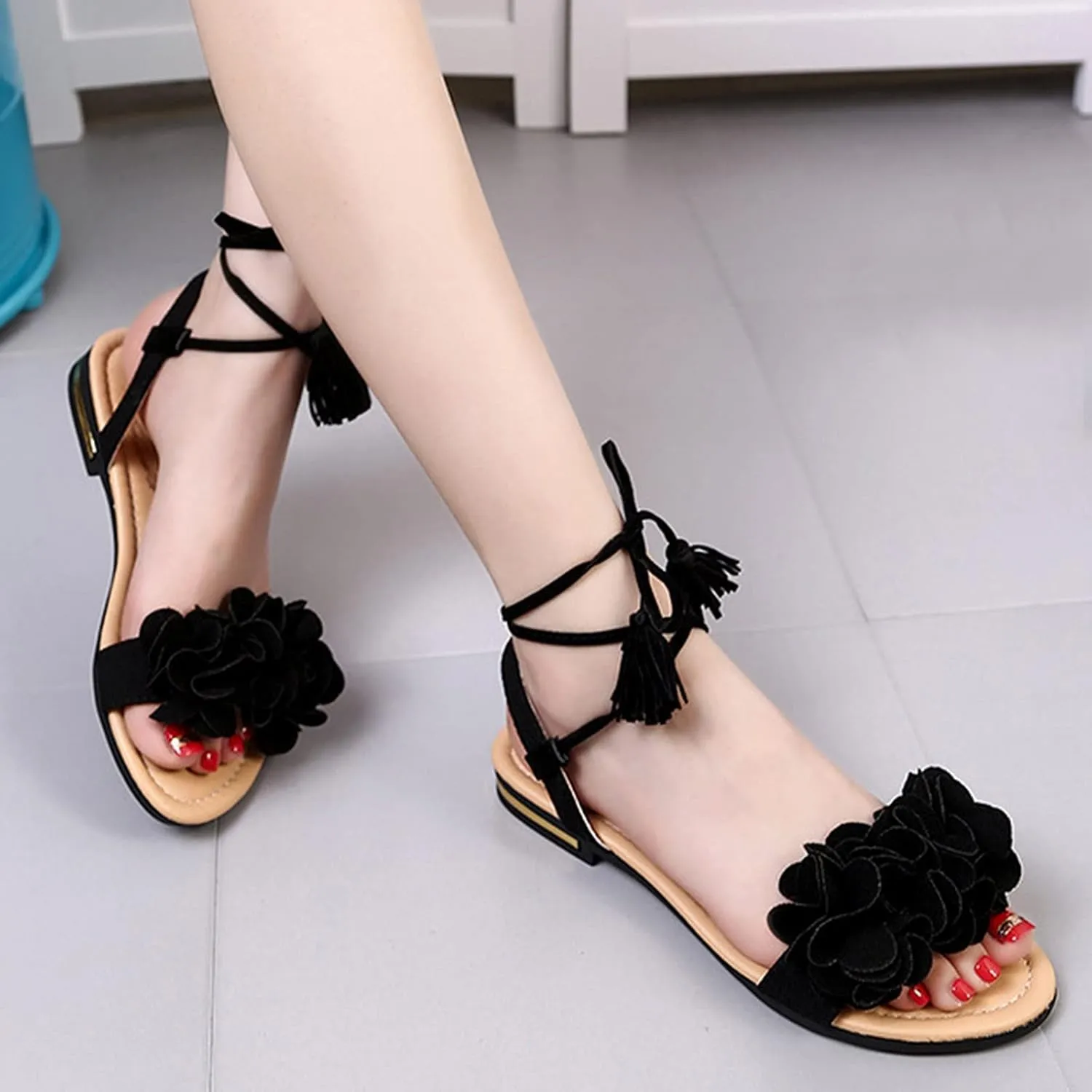 Womens Double Strap Slide Sandals Adjustable Buckle Comfortable Arch Support Summer Casual Beach Shoes Memory Foam Breathable Lightweight Footwear Orthopedic Shoes for Women
