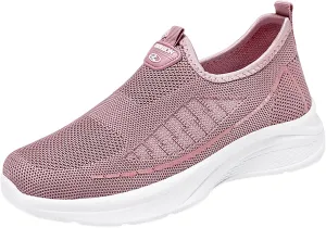 Womens Fashion Sneakers Size 10.5 Women's Wide Width Athletic Walking Shoes Womens Running Sneakers Wide Womens Walking Shoes Slip On Sneakers Pull On Sneakers Womens All Black