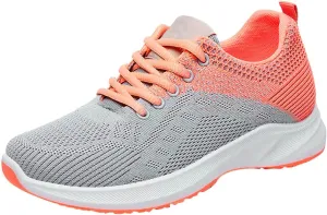 Womens Fashion Walking Running Shoes Mesh Breathable Gym Work Fashion Sneakers Ultra Lightweight Tennis Non Slip Shoes Athletic Comfortable Slip on Shoe