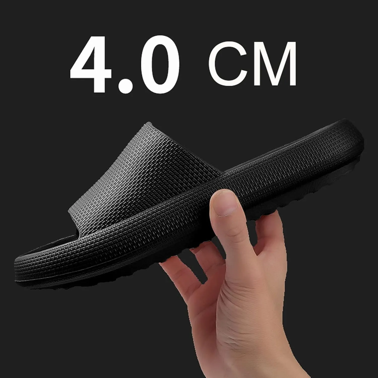 Women's Flat Slippers Non Slip Quick Drying Shower Slides Pillow Slippers Women's Summer Fashion Slides Sandal