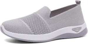 Womens Hollow Out Walking Shoes Non-Slip Adjustable Breathable Walking Shoe Comfortable Casual Athletic Sneakers Barefoot Casual Nurse Shoes Buffer Fitness Nursing Orthopedic Sneaker